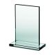 4. Glass trophy with a broken base