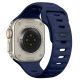 2. Tech-Protect Silicone Line Strap for Apple Watch 44 / 45 / 46 / 49 mm - Navy Blue