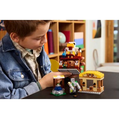 13. LEGO Minecraft 21273 Balloon Ghast Village Attack