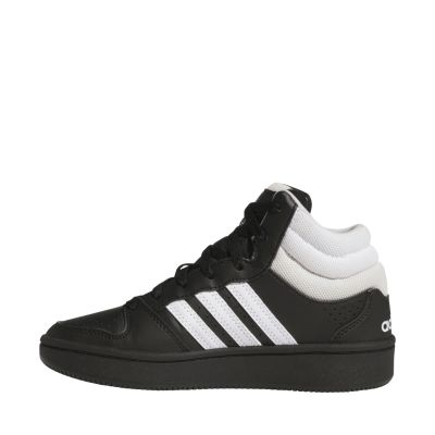 5. adidas Hoops Mid Classic Black KI1075 Kids Shoes
