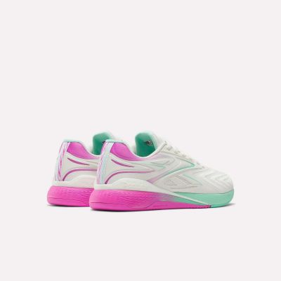 4. Reebok NANO X5 EDGE CHALK/VIRTUAL PINK/ATOMIC AQUA sneakers (100249420)