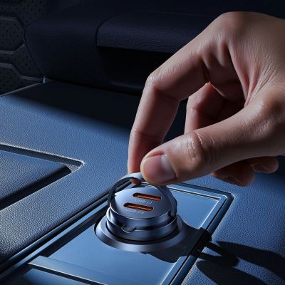 8. ORICO MiniRing 30W Dual USB-C Zinc Alloy Car Charger