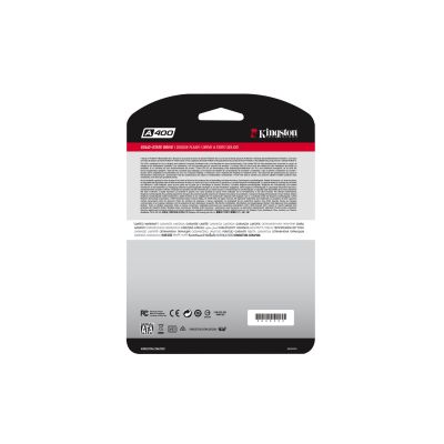 2. Kingston A400 SSD (240GB; 2.5"; SATA 3.0; SA400S37/240G)
