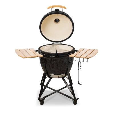 4. Kamado Bono Grande Ceramic Grill 23” Kamado barbecue/grill Cart Charcoal (fuel) Black
