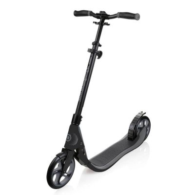 11. Globber ONE NL 205 City Scooter / Black-Charcoal Grey 477-100