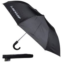 BLACK SEMI-AUTOMATIC FOLDING UMBRELLA 92CM DUNLOP