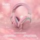Deltaco Gaming GAM-030-P Headphones/Headset Wired Headband USB Type-A Pink