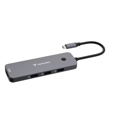 10. Verbatim CMH-08 USB Type-C 5000 Mbit/s Silver