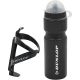 49. DUNLOP 750ML BICYCLE BOTTLE WITH CAGE BLACK