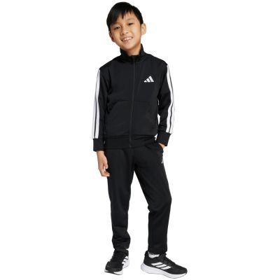6. adidas Essentials Climacool Kids Tracksuit Black and White JM0891
