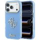 Guess IML 4G Script Metal Case for iPhone 18 Pro Max / 17 Pro Max - Light Blue