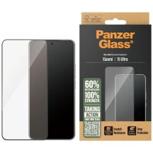 PanzerGlass Ultra-Wide Fit Tempered Glass w. Black Frame for Xiaomi 15 Ultra