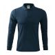 2. Malfini Single J. LS M MLI-21102 navy blue polo shirt