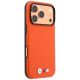 4. BMW M Quadrille Kevlar Metal Logo MagSafe Case for iPhone 17 Pro Max / 18 Pro Max - Orange