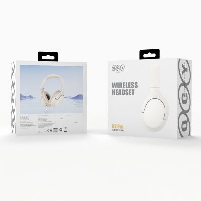 4. QCY H2 Pro ENC Bluetooth 5.3 Over-Ear Headphones - White
