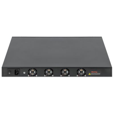 4. Intellinet 562041 Managed Network Switch L3 Gigabit Ethernet (10/100/1000) PoE Support Black