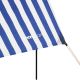 3. TENT ROOF SUN SAIL WITH POLES 3X1.7M BLUE