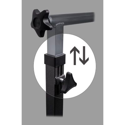10. Adjustable bedside table
