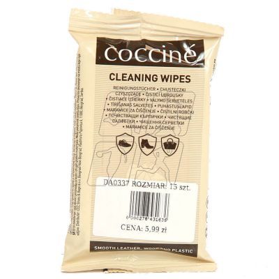 Shoe cleaner Coccine DA0337 cleaning wipes