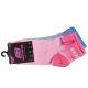 Skechers Mesh Ventilation Quarter Boys and Grils 5PPK Socks SK42055-4130 Pink 31-34