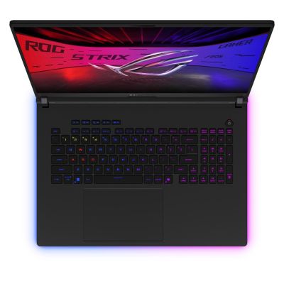 10. ASUS ROG Strix SCAR 18 G835LXG-U9644X Ultra 9 290HX 18.0"4K 240Hz Mini LED 1600nits AG 32GB DDR5 6400 SSD(2TB+2TB) GeForce RTX 5090 24GB WLAN+BT LAN Cam1080p+IR 90WHrs W11Pro Aluminum Off Black