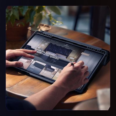 11. Nillkin Bumper Leather Case Pro case for Samsung Galaxy Tab S9+ - black