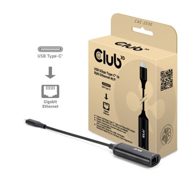 USB-C to RJ45/M/F I/O Adapter CAC-2530 CLUB3D