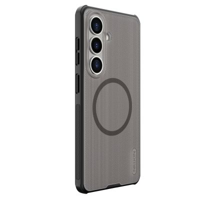 4. Nillkin Super Frosted Shield Pro Magnetic Case Compatible with MagSafe for Samsung Galaxy S26 - Translucent Black