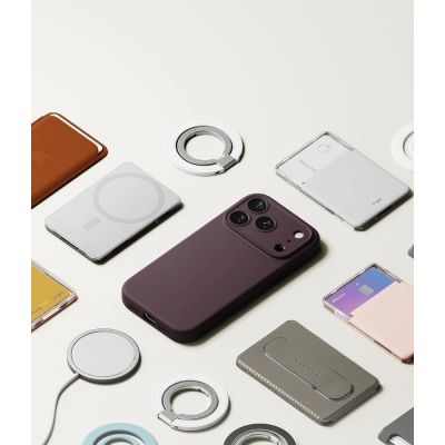 9. Ringke Silicone MagSafe case for iPhone 18 Pro Max - dark cherry