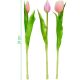 19. BOUQUET OF 7 PINK TULIPS 31 CM LIFE-LIKE SPRING DECORATION