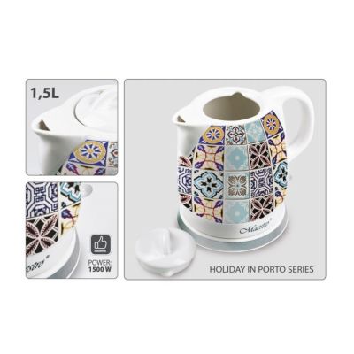 5. Ceramic electric kettle MR-066-PORTO MAESTRO