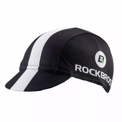 Rockbros cycling cap black and white
