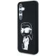 2. Case Karl Lagerfeld Silicone Graffiti Ikonik Printed Logo MagSafe Samsung Galaxy S25 black