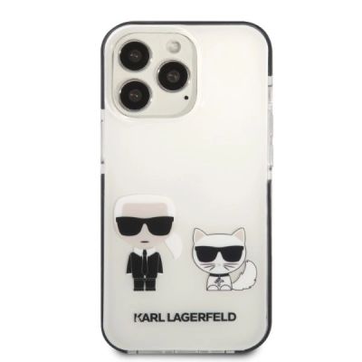 3. Karl Lagerfeld KLHCP13XTPEKCW iPhone 13 Pro Max 6.7" hardcase white/white Karl&Choupette