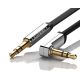 8. Ugreen flat angled cable AUX audio cable 3.5 mm mini jack 0.5 m black (AV119 10596)