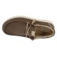 3. Hey Dude Wally Stretch Canvas 40700-2LN Brown 41