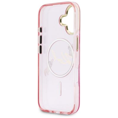 7. Karl Lagerfeld IML Choupettes Karl Script Logo MagSafe iPhone 17 Case - Pink