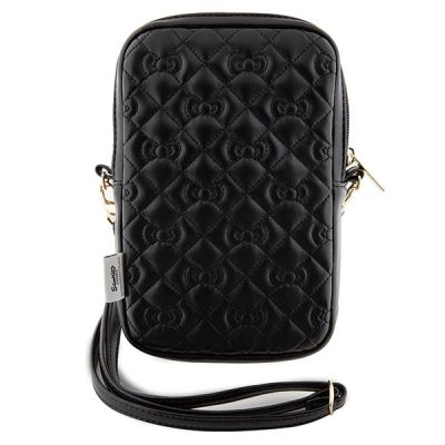 4. Hello Kitty Quilted Bows Strap bag - black