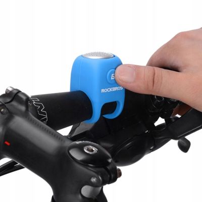 3. Rockbros CB1709BU electronic bicycle bell - blue