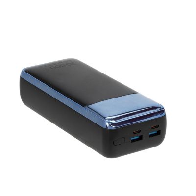 6. Rivacase VA1080 Lithium Polymer (LiPo) Power Bank 30000 mAh Black, Blue