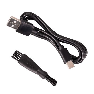 4. ELDOM G61 5W 7-BLADE SHAVING RAZOR, 60 MIN. RUN TIME + TRIMMER + HAIRDRYER ATTACHMENTS IPX6