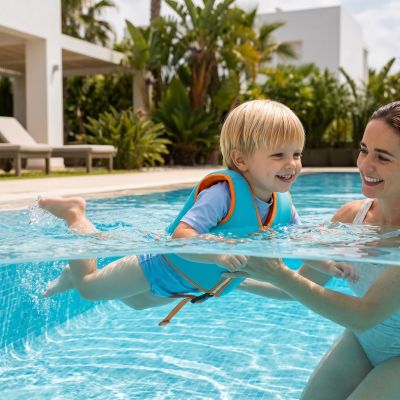 9. Spokey KAMI Neoprene Swimming Vest for Children