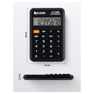 3. Eleven LC-210NR pocket calculator replaces Citizen