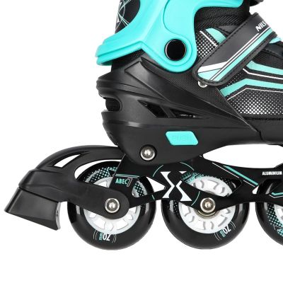 6. NILS Extreme NH18190 2in1 roller skates, black and blue, size S (29-33), with replaceable hockey blade