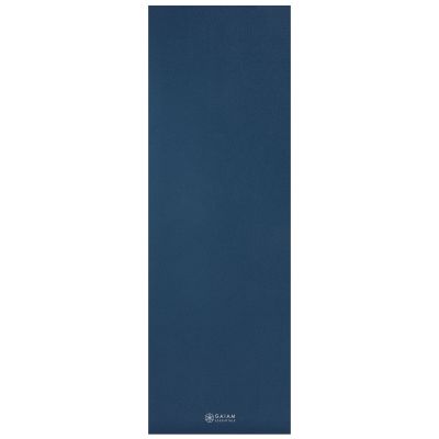 12. Gaiam Essentials 6mm Yoga Mat with Navy 63314