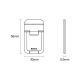 24. Baseus universal laptop feet stands (2 pcs.) gray (LUZC000013)