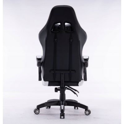 4. REMUS WHITE SWIVEL GAMING CHAIR