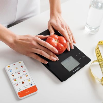 5. Wozinsky WIK-10 Smart Kitchen Scale with Digital Display, Bluetooth App - Black