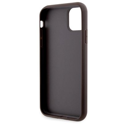 8. Guess GUHCN61P4TDSCPW Case for iPhone 11 / Xr - Brown Crossbody 4G Metal Logo