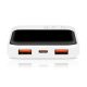 3. EVERACTIVE POWERBANK 10,000mAh, 2x USB, 1x USB-C 22.5W, QC4+, LCD, WHITE EB-10Q